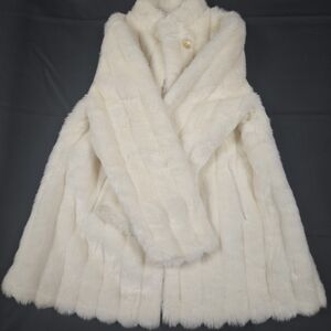 IMAN Elegant White Teddy Jacket
